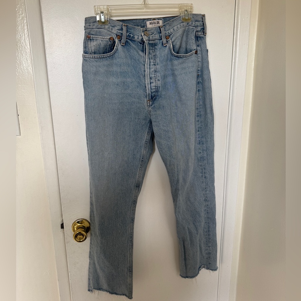AGOLDE High Waisted Denim Jeans. Size 29.